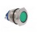 Indicator: LED | flat | 24VDC | 24VAC | Cutout: Ø19mm | screw | brass image 8
