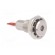 Indicator: LED | flat | 12VDC | Cutout: Ø12.1mm | IP67 | stainless steel фото 8