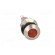 Indicator: LED | flat | red | 24÷28VDC | Ø8.1mm | IP67 | stainless steel фото 9