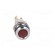 Indicator: LED | flat | red | 2VDC | Ø8mm | connectors 2,0x0,8mm | metal paveikslėlis 9