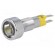 Indicator: LED | flat | 24÷28VDC | 24÷28VAC | Cutout: Ø8.2mm | IP67 фото 1