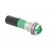 Indicator: LED | green | 230VAC | Ø14mm | metal,plastic image 8