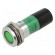 Indicator: LED | green | 230VAC | Ø22mm | 100mcd image 1