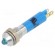 Indicator: LED | prominent | blue | 24VDC | Ø6mm | IP40 | metal,plastic image 1