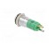 Indicator: LED | prominent | green | 24VDC | Ø14mm | metal,plastic image 4