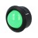 Indicator: LED | prominent | green | Ø25.65mm | for PCB | plastic image 1
