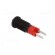 Indicator: LED | prominent | red | 12÷14VDC | Ø8.2mm | IP40 | metal image 4