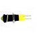 Indicator: LED | prominent | yellow | 12÷14VDC | Ø8.2mm | IP40 | metal image 3