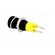 Indicator: LED | prominent | yellow | 12÷14VDC | Ø8.2mm | IP40 | metal image 4