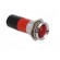 Indicator: LED | recessed | red | 230VDC | 230VAC | Ø22.2mm | IP67 | metal image 8