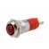 Indicator: LED | recessed | 24÷28VDC | Cutout: Ø14.2mm | IP67 | metal фото 2