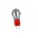 Indicator: LED | recessed | 24÷28VDC | Cutout: Ø8.2mm | IP67 | metal image 5