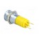 Indicator: LED | recessed | yellow | 24÷28VDC | Ø14.2mm | IP67 | metal image 4