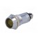 Indicator: LED | recessed | 24VDC | Cutout: Ø14.2mm | IP40 | brass фото 2