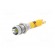 Indicator: LED | recessed | yellow | 24VDC | Ø6mm | IP40 | metal | ØLED: 3mm фото 2