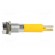 Indicator: LED | recessed | yellow | 24VDC | Ø8mm | IP67 | metal,plastic фото 3