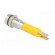 Indicator: LED | recessed | yellow | 24VDC | Ø8mm | IP67 | metal | ØLED: 5mm image 4