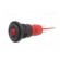 Indicator: LED | prominent | red | 12VDC | 12VAC | Ø16mm | IP67 | plastic фото 2