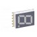 Display: LED | 7-segment | 10mm | 0.39" | No.char: 1 | blue | 40mcd | anode image 2