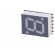 Display: LED | 7-segment | 7mm | 0.28" | No.char: 1 | green | 30mcd | SMD image 3