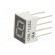 Display: LED | 7-segment | 7mm | 0.28" | No.char: 1 | red | 100mcd | anode image 4