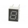 Display: LED | 7-segment | 7mm | 0.28" | No.char: 1 | red | 100mcd | anode image 3