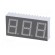 Display: LED | 7-segment | 14mm | 0.56" | No.char: 3 | red | 2÷4mcd | anode image 3