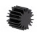 Heatsink | LED | Ø: 20mm | H: 15mm | 6.3K/W | black image 6