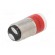LED lamp | red | BA15D | 24÷28VDC | 24÷28VAC | -20÷60°C | Mat: plastic image 6