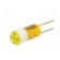 LED lamp | yellow | BI-PIN | 24VDC | -20÷60°C | Mat: plastic | 4.5mm image 2