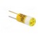 LED lamp | yellow | BI-PIN | 24VDC | -20÷60°C | Mat: plastic | 4.5mm image 8