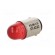 LED lamp | red | BA15D | 12VDC | 12VAC image 2