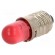 LED lamp | red | E10 | 24VDC | 24VAC | AC lum: 700÷800mcd image 1