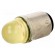 LED lamp | yellow | BA15D | 12VDC | 12VAC image 1