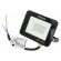 Lamp: LED flood light | 230VAC | 20W | neutral white | 120° | 4000K image 1