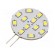 LED lamp | cool white | G4 | 12VDC | 12VAC | 190lm | 2W | 140° | 6200K фото 1