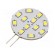 LED lamp | cool white | G4 | 12VDC | 12VAC | 190lm | 2W | 140° | 6200K image 1