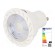 LED lamp | cool white | GU10 | 220/240VAC | 480lm | 7W | 38° | 6400K image 1
