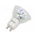 LED lamp | cool white | GU10 | 230VAC | 390lm | P: 4.6W | 36° | 6500K paveikslėlis 2
