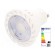 LED lamp | neutral white | GU10 | 220/240VAC | 480lm | 7W | 38° | 4000K image 1