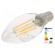 LED lamp | warm white | E14 | 230VAC | 470lm | P: 4.3W | 2700K | CRImin: 80 image 1