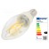 LED lamp | warm white | E14 | 230VAC | 90lm,180lm,470lm | 1W,2.5W,5W image 1