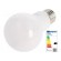 LED lamp | warm white | E27 | 230VAC | 806lm | P: 8W | 200° | 2700K paveikslėlis 1