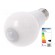 LED lamp | warm white | E27 | 230VAC | 806lm | P: 8W | 280° | 2700K фото 1