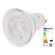 LED lamp | warm white | GU10 | 230VAC | 225lm | P: 2.7W | 36° | 3000K image 1