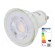 LED lamp | warm white | GU10 | 230VAC | 255lm | P: 3.5W | 36° | 2700K paveikslėlis 1