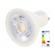 LED lamp | warm white | GU10 | 230VAC | 575lm | P: 6.5W | 2700K | CRImin: 80 paveikslėlis 1
