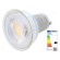 LED lamp | warm white | GU10 | 230VAC | 670lm | P: 6.7W | 60° | 3000K image 1