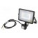 Lamp: LED flood light | 220/240VAC | 20W | cool white | 100° | 6400K image 1