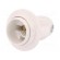 Lampholder: for lamp | E14 | with flange | Body: white | Ø: 28mm | L: 57mm image 1